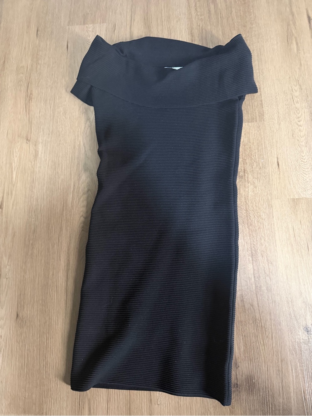 Off-Shoulder Black Mini Dress - Classic Women's Cocktail Dress